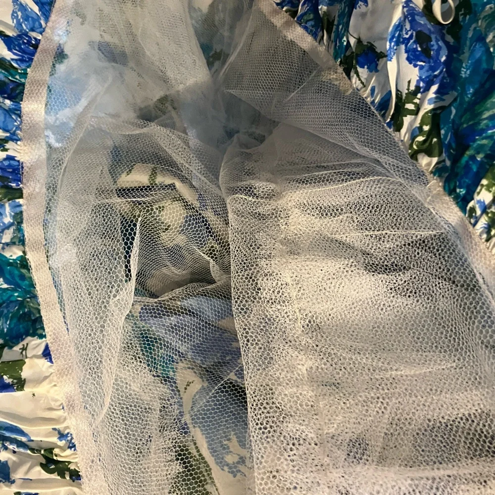 VINTAGE 1950s Parklane Debs Dress Size 9 Satin-like Material Crinoline - Picture 5 of 8